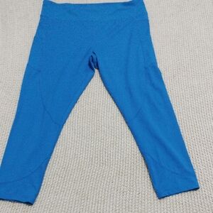 ZYIA Womens Bright Blue Performance Leggings